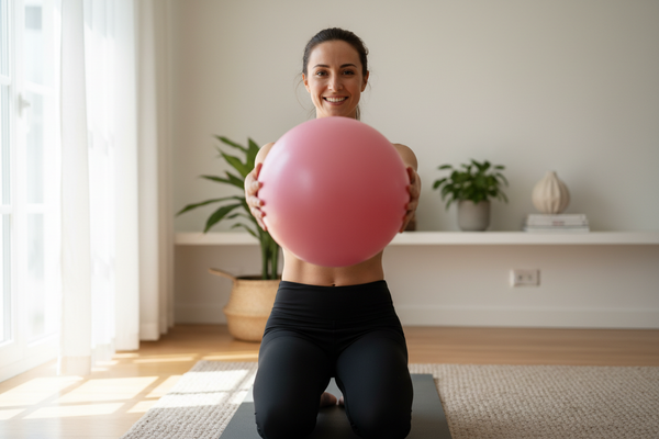 Pilates ball exercise