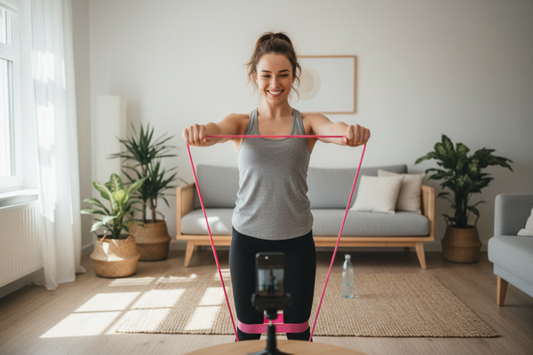 Resistance bands exercise